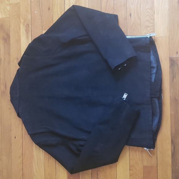 ZARA Suede Jacket with zippers - Picture 3 of 4